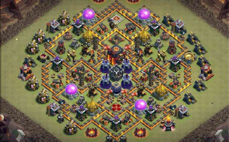 Insane TH10 War Base for Anti Everything Defense