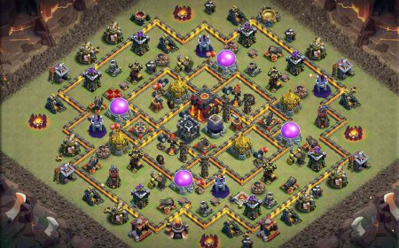 Unbeatable TH10 War Base for Anti-2 Star Defense