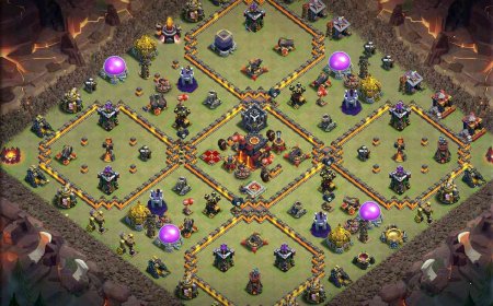 Powerful TH10 Base with Winning Defense Strategy
