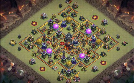 Updated TH10 War Base for Post-Update Defense