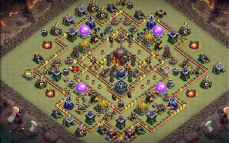 Pro TH10 War Base for CWL Success