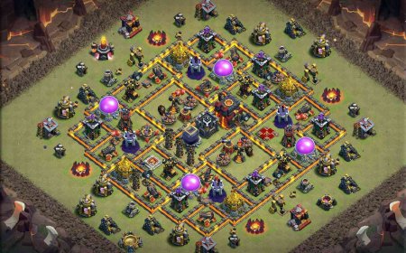 Highest Rated TH10 War Base for Defense
