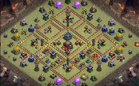 Insane TH10 Base for Ultimate War Protection
