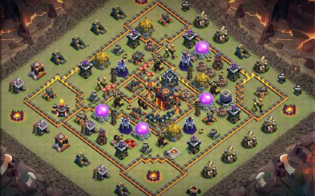 Undefeated TH10 Base Design for CoC Players