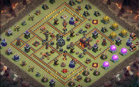 TH10 Base Anti 3 Star Design for Clan War in Clash Of Clans