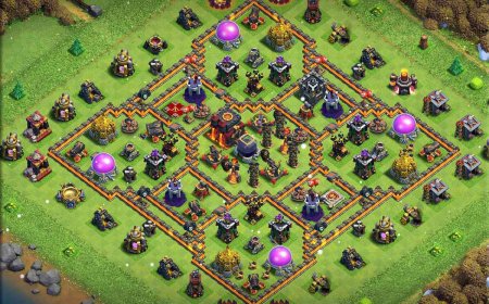 Top Town Hall 10 Base for Maximum Resource Protection