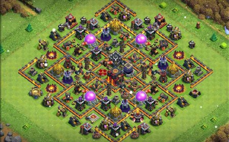 Powerful Town Hall 10 Farming Base Setup