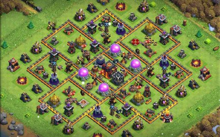TH10 Farming Base with Link for Clashers