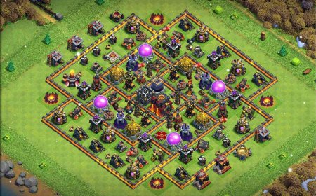 Best TH10 Farming Base for New Update