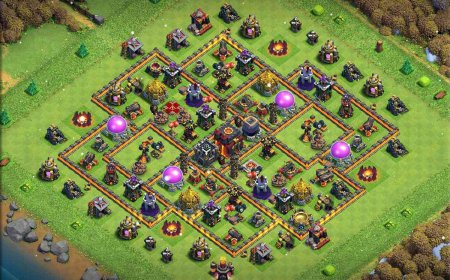 Proven TH10 Farming Base for Strong Defense