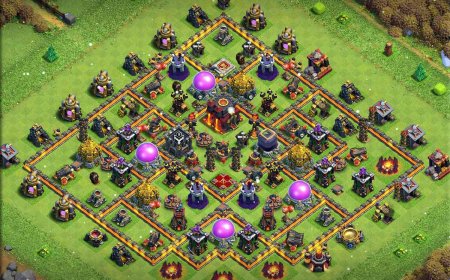Top Tier TH10 Base for Resource Protection