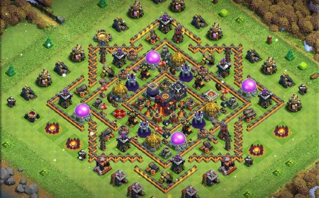 Best TH10 Trophy Defense Base Layout