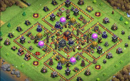 Creative TH10 Design for Max Trophy Protection