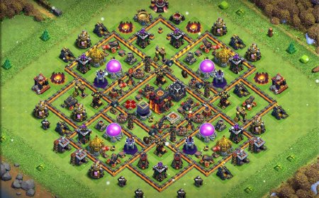 New Updated TH10 Trophy Layout for Current Meta