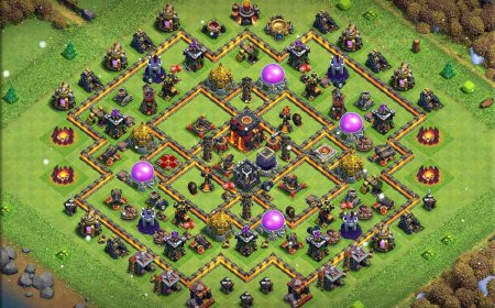 Top Rated CoC Hybrid Base for TH10 Players
