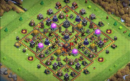 Exceptional TH10 Hybrid Base Design for All Players