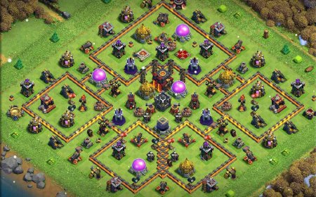 Undefeated TH10 Hybrid Base for Consistent Wins
