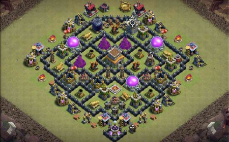 Highest Rated TH8 War Base for CoC