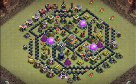 Powerful TH8 Base Design for Perfect Defense