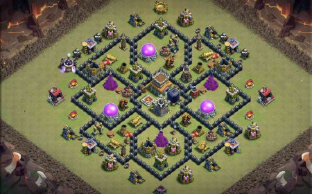 Undefeated TH8 Base for War and CWL