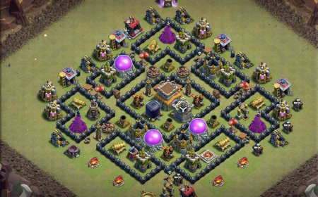 Pro TH8 Base Link for CoC War Strategy