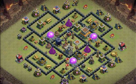 Powerful TH8 War Base Layout After Update