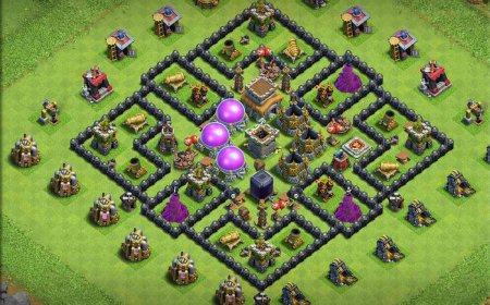 Unbeatable TH8 Farming Base for Ultimate Defense