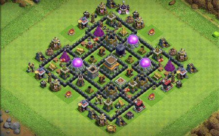 Powerful TH8 Farming Base with Link