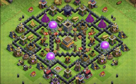 Best Town Hall 8 Base Layout to Protect Loot