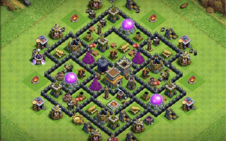 TH8 Farming Base For Clash Of Clans