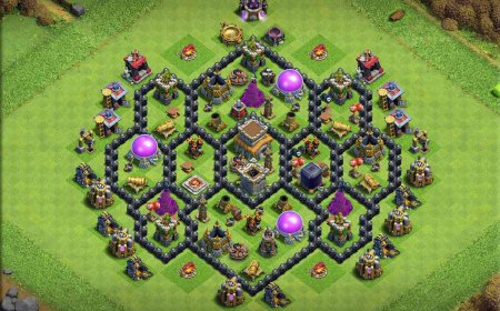 Unbeatable TH8 Trophy Pushing Base For Winning Defense