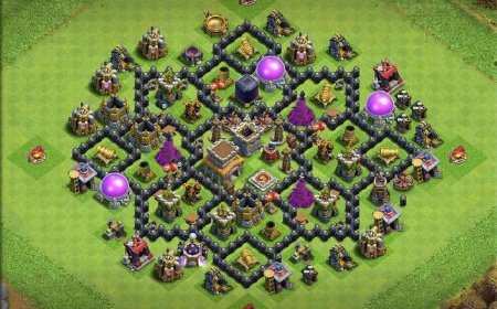 Top TH8 Trophy Farming Base for Resource Protection