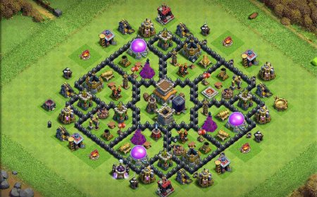 Best TH8 CoC Bases for Trophy Pushing