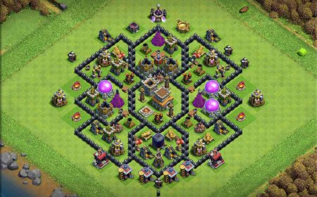 Anti Air TH8 Hybrid Base For Unbeatable Defense