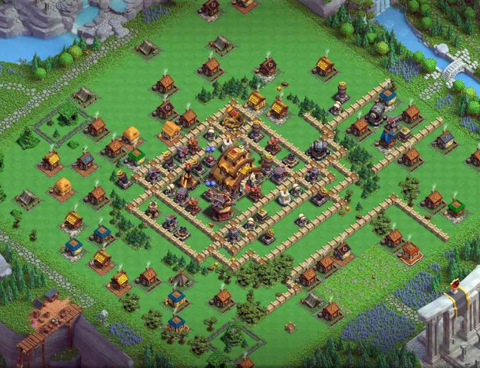 clash of clans clan capital layout level 6