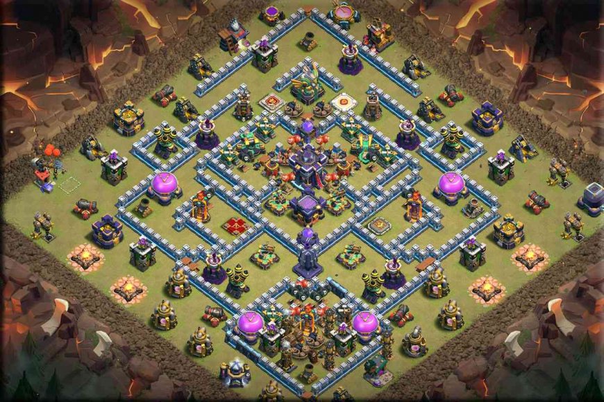 TH15 CoC War Base Layout with Link | Anti 2 Star #7