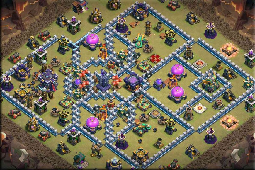 CoC TH15 Base War Layout with Link | Anti 3 Stars #10