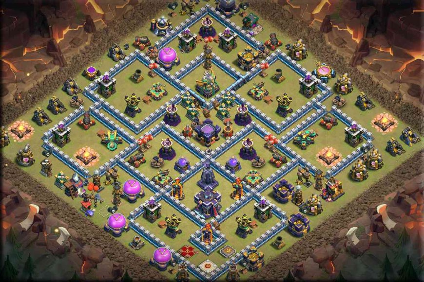 Town Hall 15 CoC War Base Layout with Link | Anti 3 Stars #14
