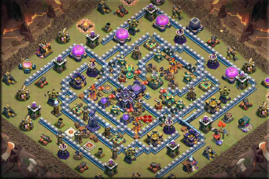 TH15 War Base Anti 2 Star Layout with Link #18