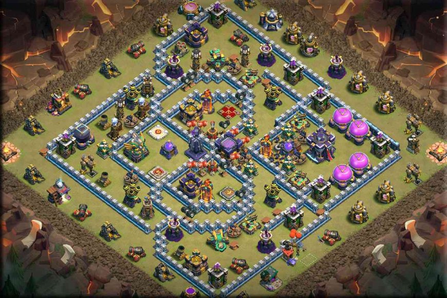 Best TH15 War Base CoC Layout with Link #24
