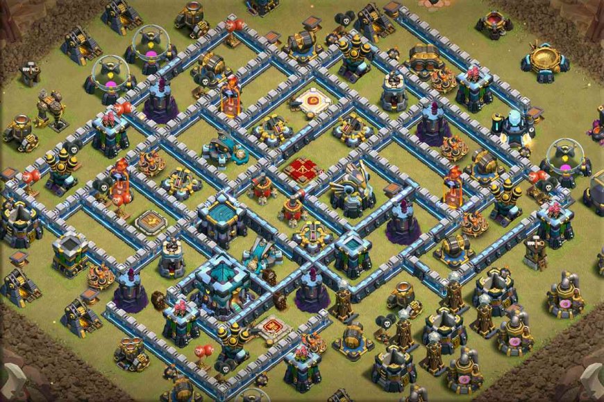 Town Hall 13 War Base 2022 with Link #22