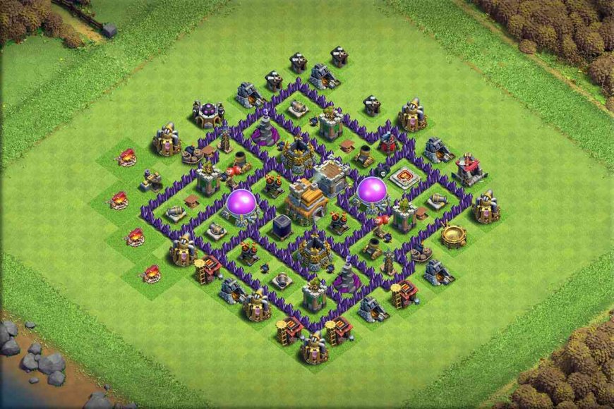 Clash Of Clans TH7 Base Trophy #9