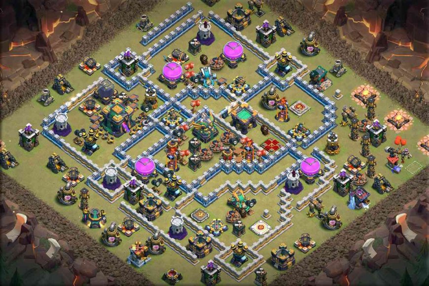 TH14 War Layout with Link for Clash of Clans #47