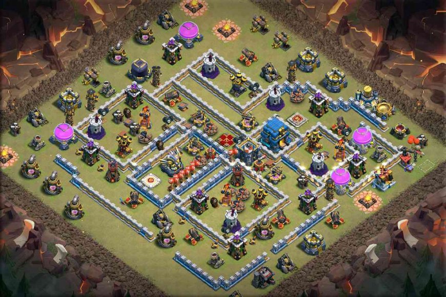 coc th12 war base link