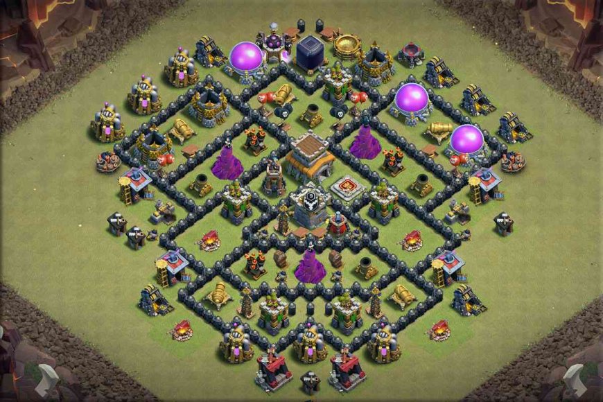 TH8 War Base with link for CoC 2023 #31