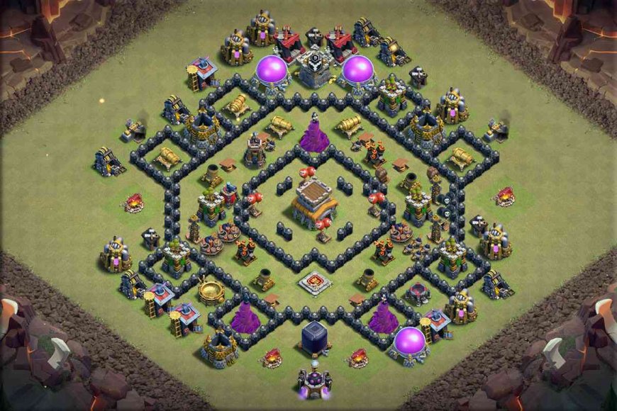 Clash Of Clans TH8 Layout #35