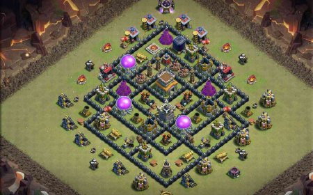 Insane TH8 War Base for Perfect Defense