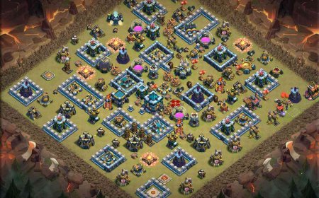 TH13 War Base with Link - Anti 3 Stars #28