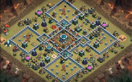 CoC War Base TH13 with Link - Anti Everything #31