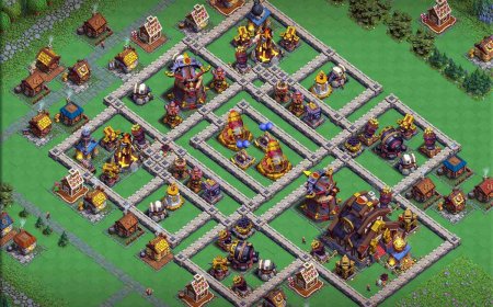 Capital Hall Layout level 10 CoC Link #7